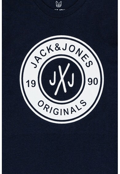 Jack & Jones Set de tricouri cu decolteu la baza gatului si imprimeu logo - 3 piese Baieti