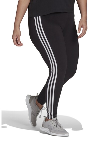 adidas Performance Colanti cu talie inalta Essentials 3-Stripes Plus Size Femei