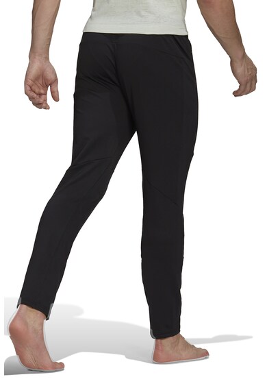 adidas Performance Pantaloni conici cu buzunare cu fermoar, pentru yoga Barbati