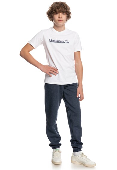 QUIKSILVER Pantaloni conici cu imprimeu logo pentru fitness Baieti