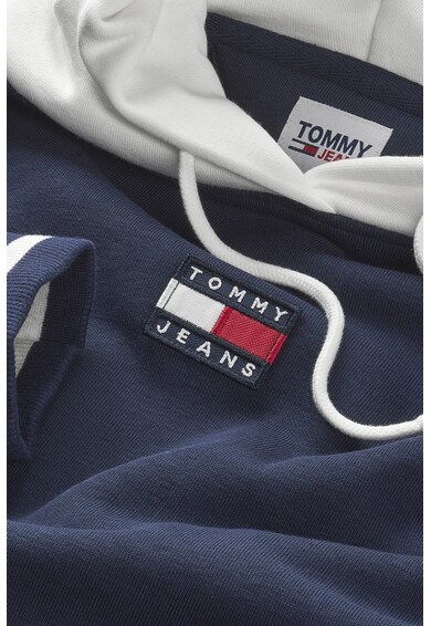 Tommy Jeans Hanorac relaxed fit din amestec de bumbac organic cu aplicatie logo Femei