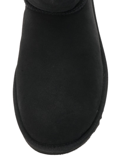 UGG Cizme scurte negre din piele intoarsa Mini Bailey Button II Femei