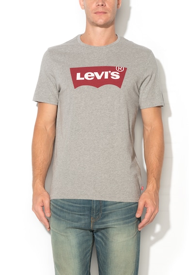 Levi's Tricou gri melange cu imprimeu logo Barbati