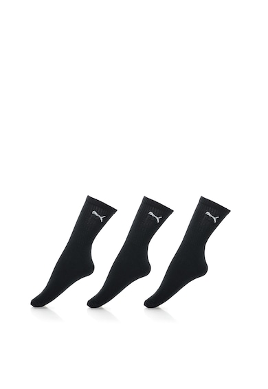 Puma Унисекс комплект черни чорапи - 3 чифта Жени