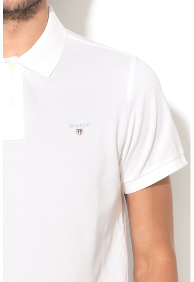Gant Тениска с яка и бродирано лого 2201 Мъже