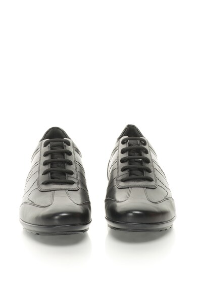 Geox Кожени спортно-елегантни обувки Symbol с мрежест език Мъже