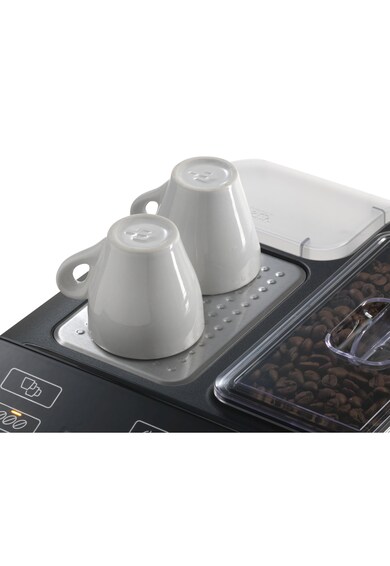 BOSCH Espressor automat  , 1300W, 15 Bar, 1.4 l,Rasnita ceramica , dispozitivul spumare lapte MilkMagic Pro, AromaDouble Shot, Argintiu Femei