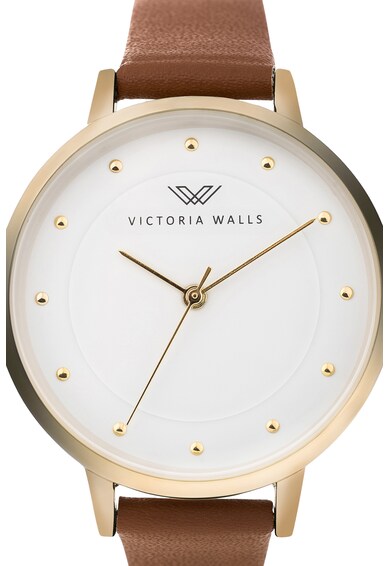 Victoria Walls Аналогов часовник Andrea с кожена каишка Жени