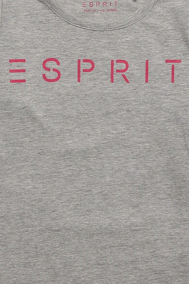 Esprit Bluza cu imprimeu logo text Fete