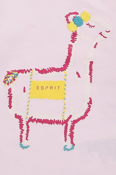 Esprit Bluza sport cu imprimeu si capse pe umar Fete