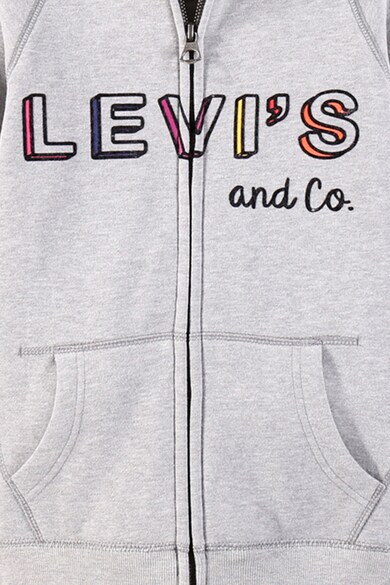 Levi's Kids Logómintás Kapucnis Pulóver Lány