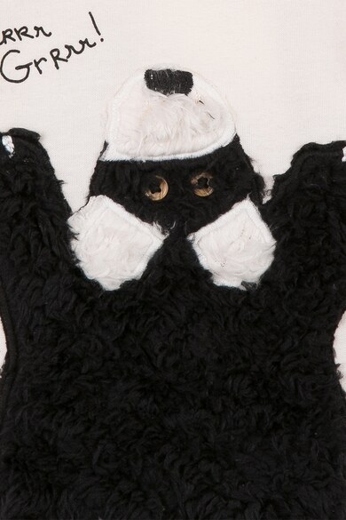 Catimini Vékony pulóver macis műszőrme rátéttel Fiú