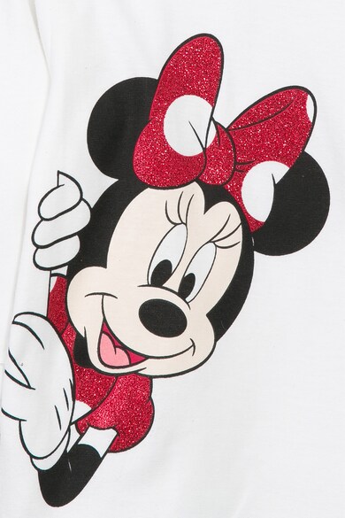 Z Kids Bluza cu decolteu rotund si imprimeu cu Minnie Mouse Fete