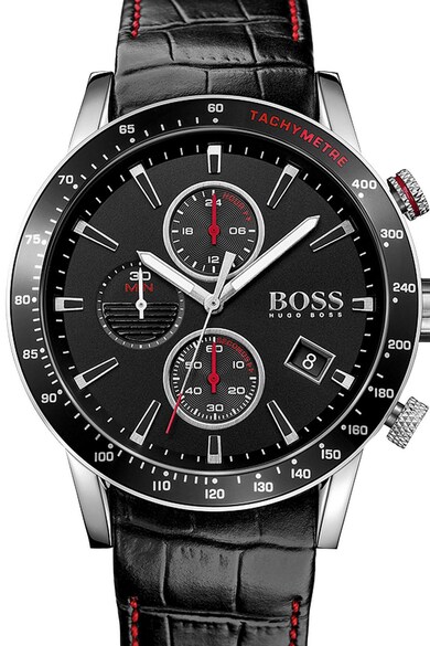 HUGO BOSS Chrono Karóra Bőrszíjjal férfi