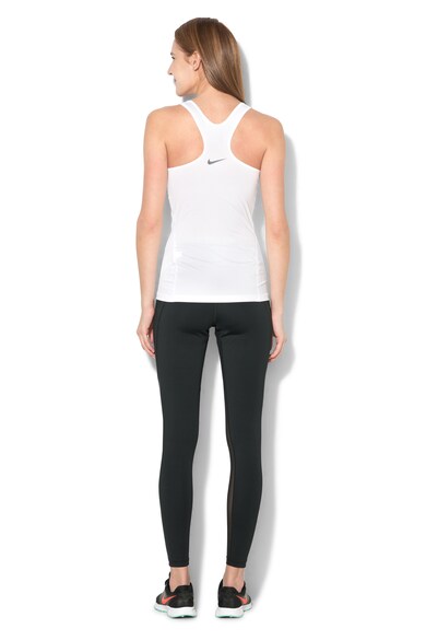 Nike Top cu spate decupat si imprimeu logo Femei