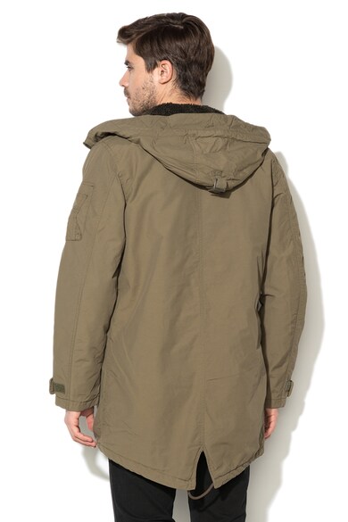 Jack & Jones Jacheta parka cu gluga cu captuseala din material teddy Barbati