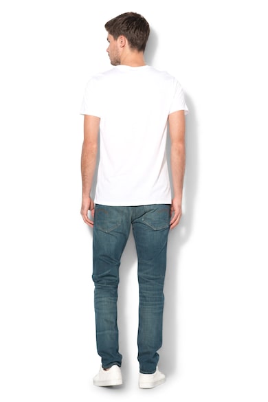 G-Star RAW Blugi slim fit din amestec de lyocell, cu aspect decolorat Barbati