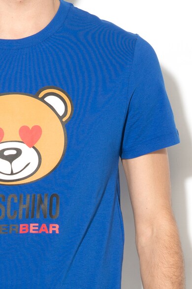 Moschino Tricou de casa cu imprimeu cu urs Barbati