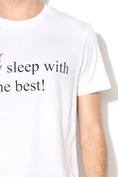 Moschino Домашна тениска с текстова щампа Мъже