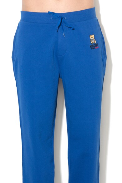 Moschino Pantaloni jogger de casa cu snur pentru ajustare si logo brodat Barbati