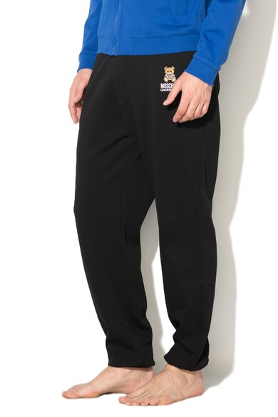 Moschino Pantaloni jogger de casa cu snur pentru ajustare si logo brodat Barbati