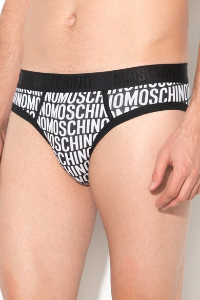 Moschino Set de chiloti cu imprimeu logo - 2 perechi Barbati