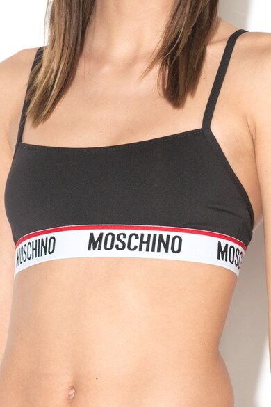 Moschino Sutien bandeau cu banda logo Femei