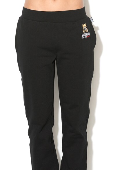 Moschino Pantaloni jogger de casa cu broderie logo Femei