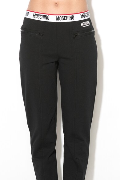 Moschino Домашен панталон с джобове с цип Жени