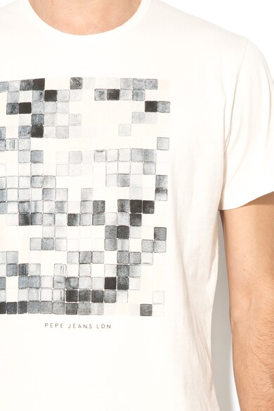 Pepe Jeans London Tricou cu imprimeu geometric Jankel Tee Barbati