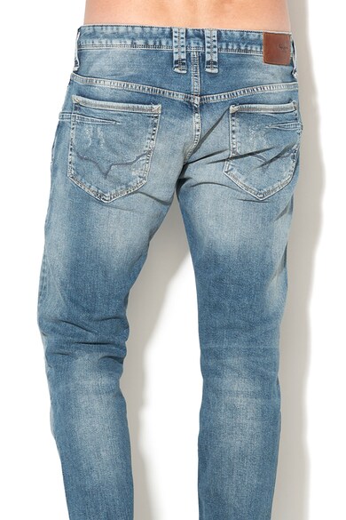 Pepe Jeans London Blugi regular fit cu aspect deterioarat Zinc Barbati