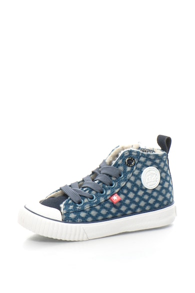 Big Star Pantofi sport mid-high cu aplicatie cap toe si captuseala din blana shearling sintetica Fete