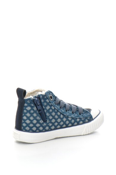 Big Star Pantofi sport mid-high cu aplicatie cap toe si captuseala din blana shearling sintetica Fete