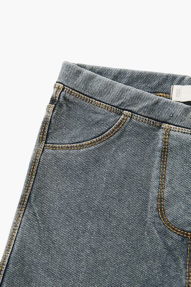 Mango Colanti cu aspect de denim si talie elastica Fete