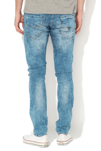 GUESS JEANS Blugi super skinny cu aspect decolorat Miami Barbati