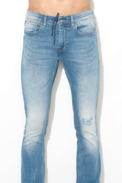 GUESS JEANS Blugi skinny cu snur pentru ajustare Barbati