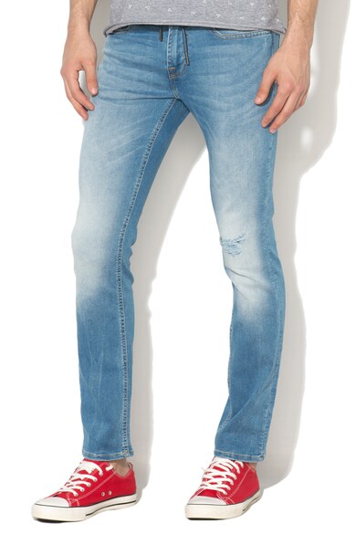 GUESS JEANS Skinny fit farmernadrág megkötővel férfi