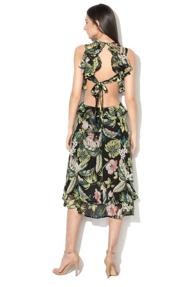 GUESS JEANS Rochie maxi cu imprimeu floral si decupaje Femei