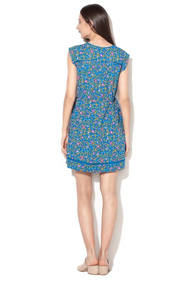 Pepe Jeans London Rochie cu model floral si cordon Femei