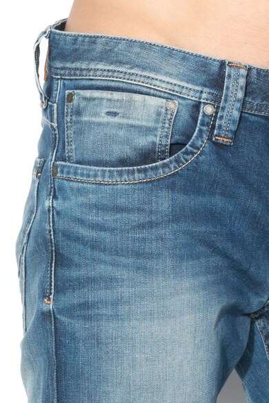 Pepe Jeans London Дънки Cash със стандартна кройка и захабен ефект Мъже