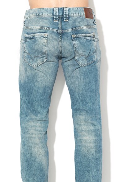 Pepe Jeans London Blugi regular fit cu aspect decolorat Zinc Barbati