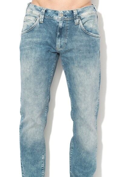 Pepe Jeans London Blugi regular fit cu aspect decolorat Zinc Barbati