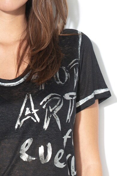 Andy Warhol by Pepe Jeans Tricou de in cu imprimeu text Femei