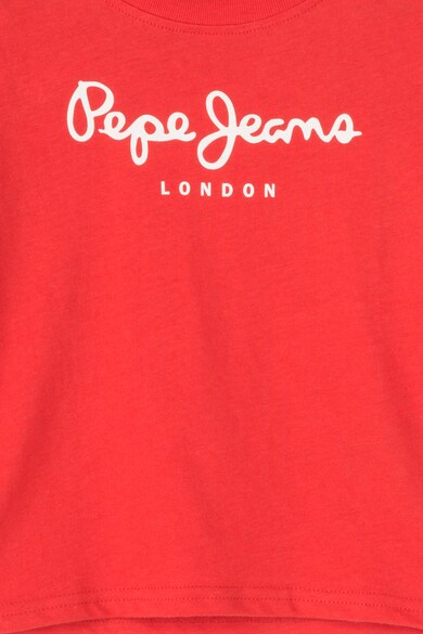 Pepe Jeans London Tricou cu logo frontal Art Baieti