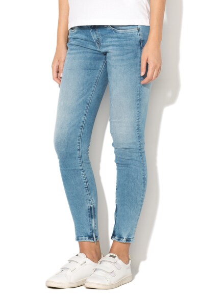 Pepe Jeans London Blugi skinny cu talie joasa Cher Femei