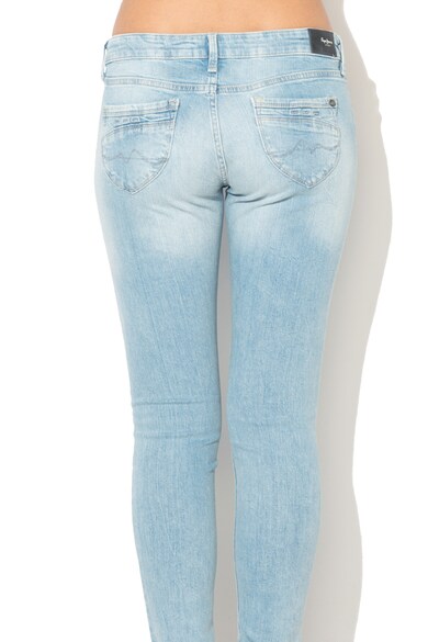 Pepe Jeans London Blugi skinny cu talie joasa Ripple Femei