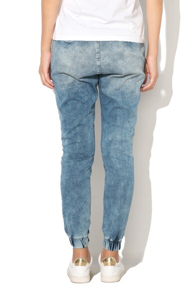 Pepe Jeans London Blugi jogger cu aspect decolorat si snur in talie Cosie Femei