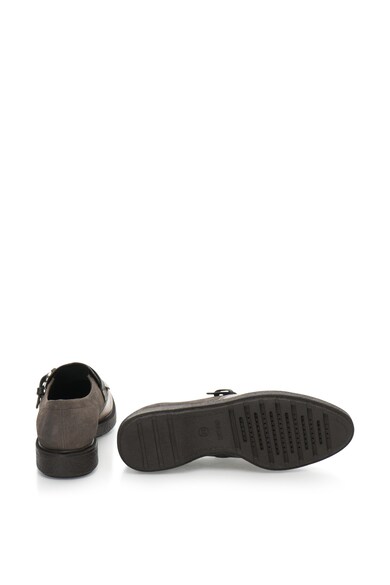 Geox Pantofi slip-on de piele cu aspect metalizat Prestyn Femei