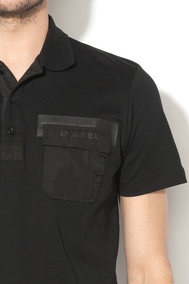 Diesel Tricou polo cu buzunar pe piept Barbati