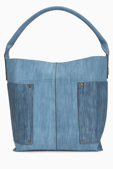 NEXT Geanta hobo de piele sintetica cu aspect de denim Femei